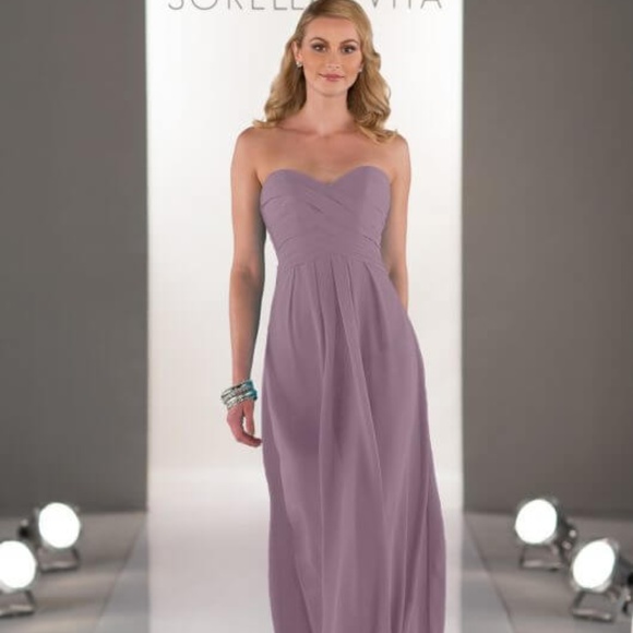 Dusty Lavender Chiffon Dress